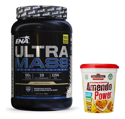 Ena Ultra Mass 1.5kg + Crema De Mani 500g Dacolonia