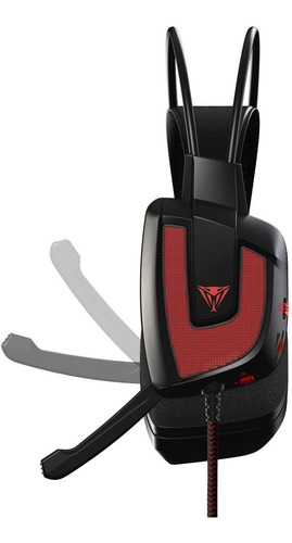 Auricular Patriot Viper Gaming V360 7.1 Led Rojo