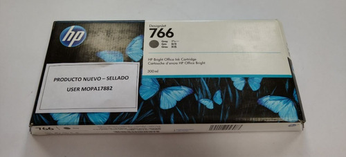 Cartucho De Tinta Para Plotter 766  Gris Nuevo Sellado