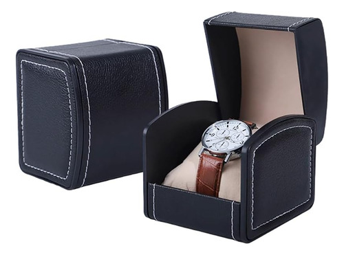 Cchude Caja De Reloj De Cuero Pu Caja De Almacenamiento De R