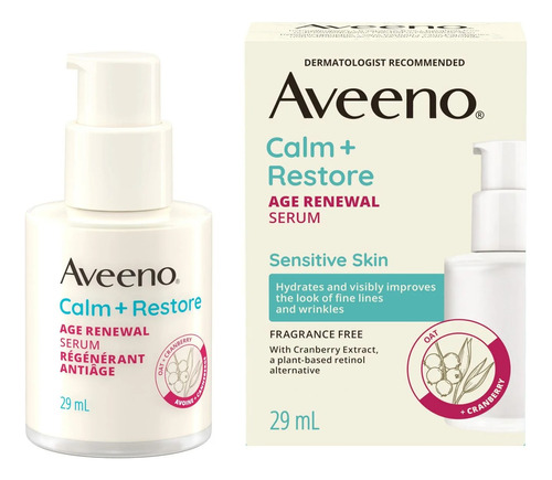 Aveeno Calm & Restore Serum Renovador Age Renewal Original