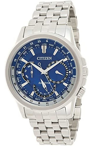 Citizen World Time Chronograph Blue Dial Men's Watch Bu2021-