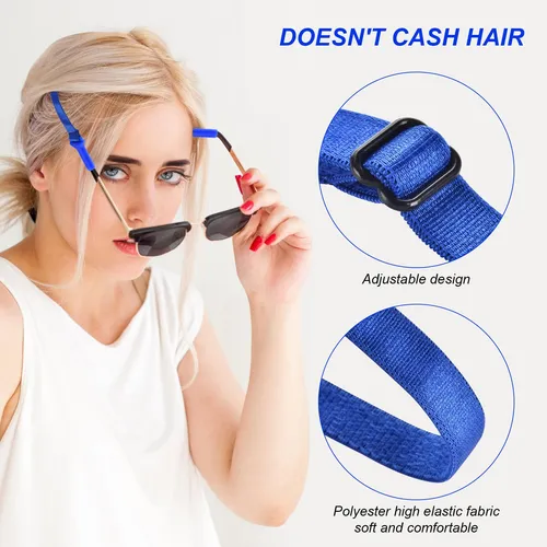 Uonbexj Correas Ajustables Para Gafas: 3 Piezas De Correa D.