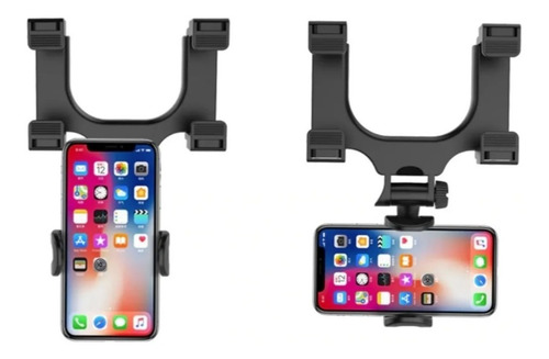 Imagem 4 de 8 de Suporte De Retrovisor Para Celular Gps 360 Graus Yt2057