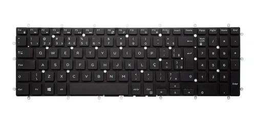 Teclado Para Dell Inspirion 15-5567 Modelo P66f P66f001 Br Teclado Para Dell Inspirion 15-5567 Modelo P66f P66f001 Br