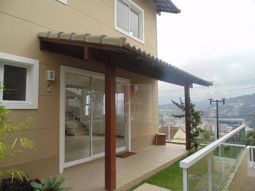 Casa Com 2 Dormitórios À Venda, 105 M² Por R$ 395.000,00 - Fazendinha - Teresópolis/rj - Ca0161