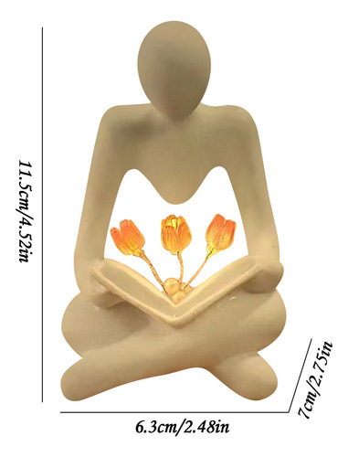 Serie Book Sculpture Night Light Desk, Estantería