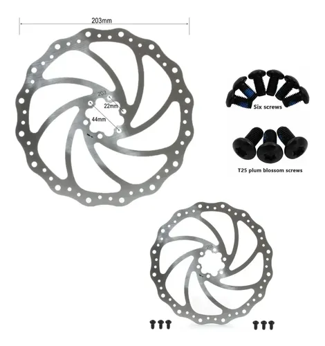 Rotori Freno Disco MTB BUCKLOS G3CS 6 Viti 160/180/203mm &ndash; Multicolore Per Shimano/SRAM