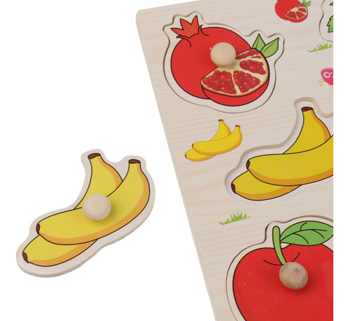 Juguete De Rompecabezas Con Forma De Fruta