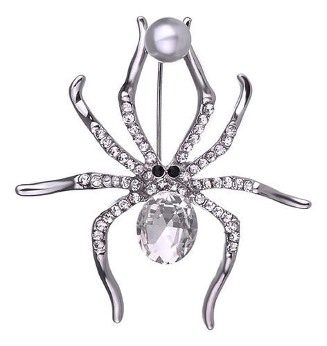 Calidad Elegante Broche Araña Cristal Aleación Zinc