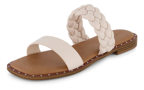 Cushionaire Sandalias Varro Trenzadas Y Espuma Viscoelstica