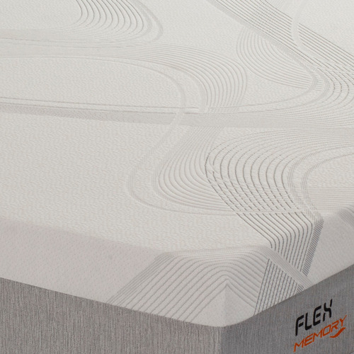 Colchones America, Colchón Matrimonial Flex, Memory Foam Gris