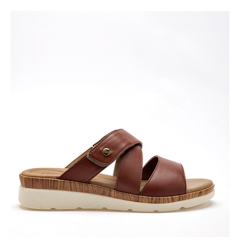 Sandalias Plataforma Mujer Flexi Camel 132-181
