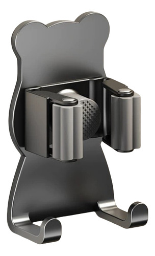 Soporte De Pared Multiusos Para Escoba Y Fregona