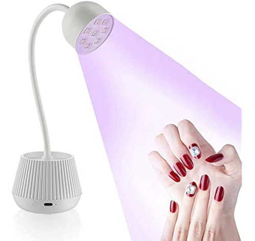 Lxiangn Led Uv Lámpara De Uñas Para Uñas De Gel, 24w 360 ° G