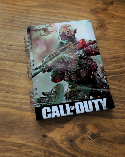 Cuaderno Call Of Duty 100 Hs Tapa Dura + Stickers