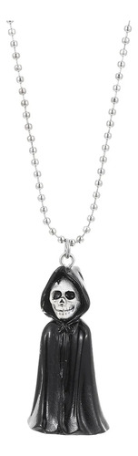 Collar Con Dije De Calavera Para Mujer Accesorios Halloween