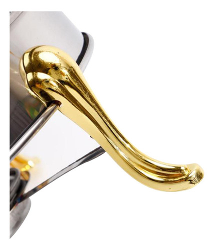 Rechaud De Aço Inoxidável Pequena Panela Quente Ouro 18cm