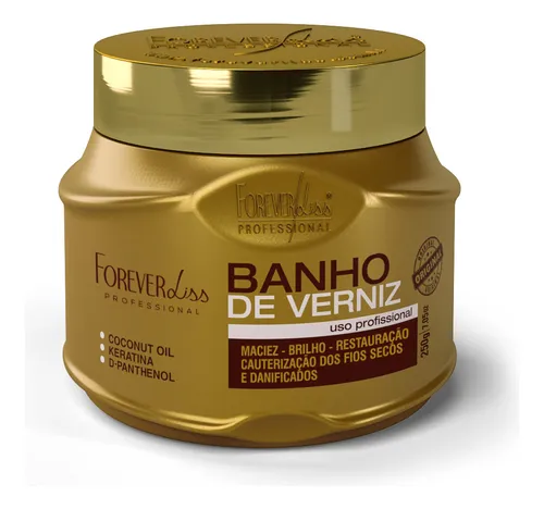 Máscara Banho De Verniz Forever Liss 250g