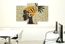 Comprar Cuadro 60x90cm Arte Africano Dibujos Rusticos Arte M3