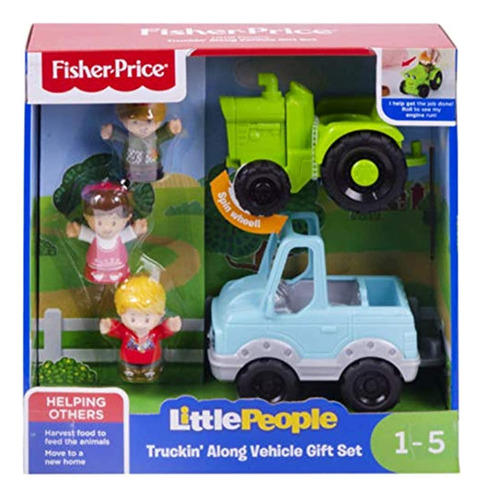Fisher-price Little People Truckin Along Vehicle Gift Set Co