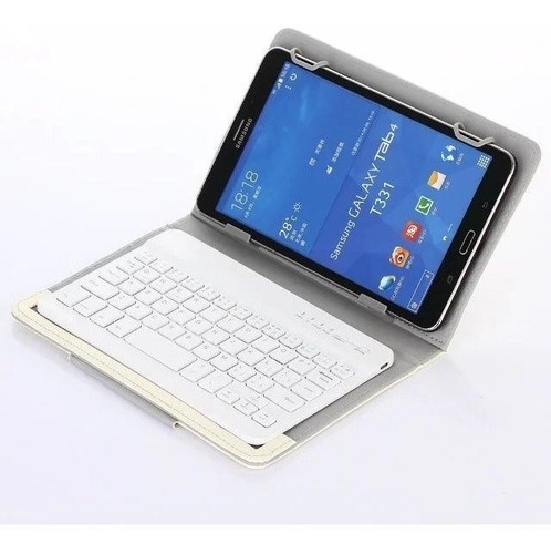 Funda Con Teclado Bluetooth Para Tablet 7'-8'universal