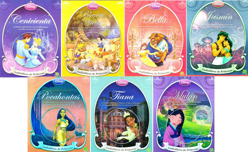 Audiolibros De Princesas - Disney - Pack De 7 Cuentos + Cd