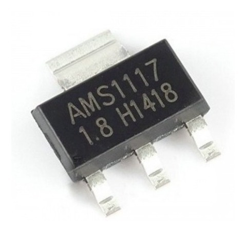 Ams1117-1.8 Regulador Low Drop Out 1.8v 1a Smd Sot-223 X 5 U