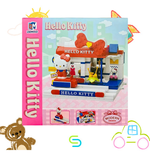 Cupcake Kuromi Hello Kitty Bloques Construccion Armables