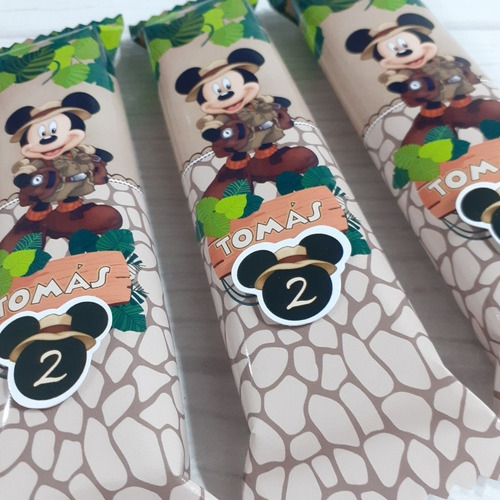 Golosinas Personalizadas - Candy Bar - Mickey Safari