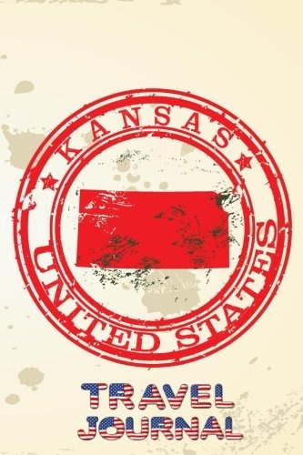 Kansas Estados Unidos Viajes Diario En Blanco Forrado Vacaci