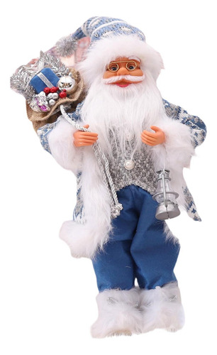Figura De Papá Noel De Navidad, Centro De Mesa, 45cm