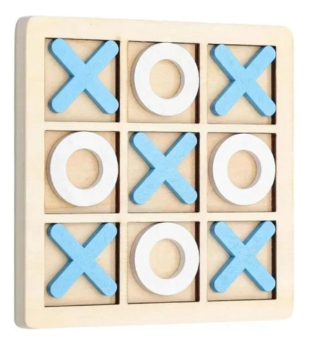 Juego De Ajedrez De Tres En Raya De Madera, Juego De Ajedrez