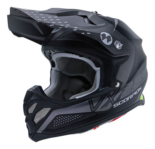 Casco Cross Ece Xl Ares Scorpion Exo