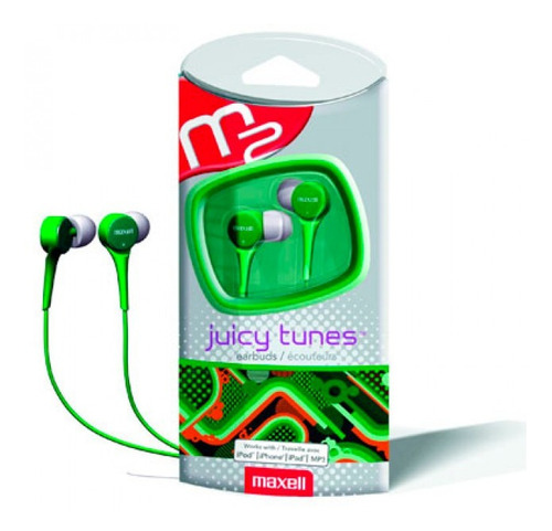 Audifonos Maxell Juicy Tunes Verde Nuevo