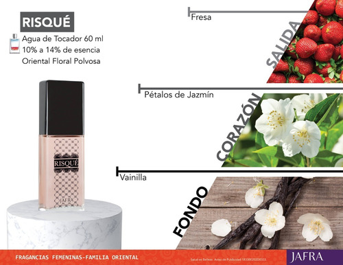 Risque Jafra Para Mujer Volumen De La Unidad 60 Ml