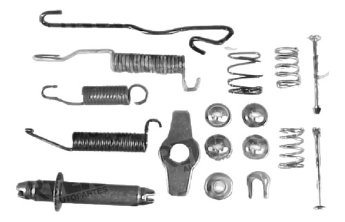 Kit Freno De Tambor Chev Express 2500 1999-2000 Tras Ck