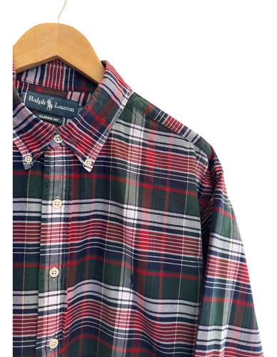 Camisa Ralph Lauren Escocesa Hombre