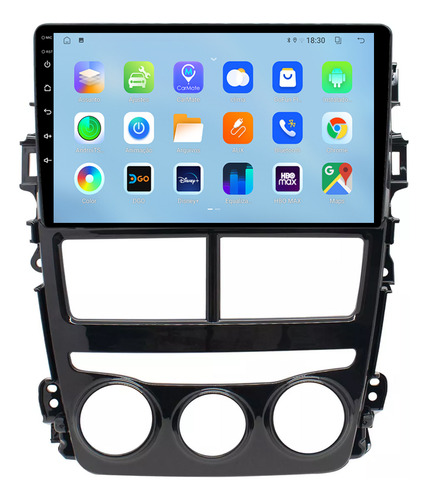 Multimidia Toyota Yaris 16/21 9p Android Carplay 64gb Play