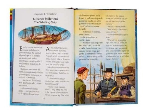 Imagen 2 de 2 de Moby Dick Clásicos Español/inglés / Lexus
