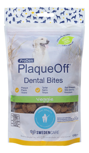 Snack Cuidado Dental Perros Med./ Gde. 150 Grs. - Plaque Off