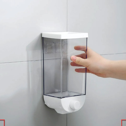 Kit 3 Dispenser Multiuso Com Botão 1l P/ Grãos Cereais Ração Cor Preto