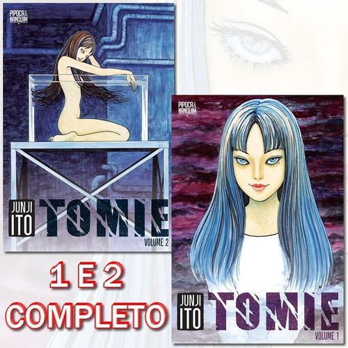 Tomie 1 E 2 - Junji Ito- Completo! Mangá Pipoca E Nanquim