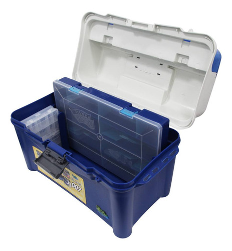 Caixa Ntk Maleta Resistente 3 Estojos Pesca Brasil Box 007