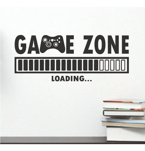 Vinil Decorativo Game Zone  Video Juegos Sticker Pegatina