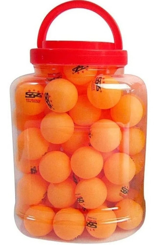  60 Pelotas Ping Pong Tenis De Mesa En Frasco 