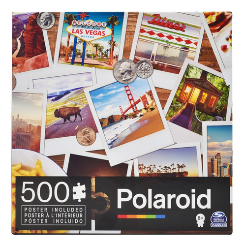 Rompecabezas Viaje Por Carretera Polaroid 500pz Spin Master