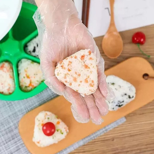 2x Forma Molde 6 Grande Bolinho De Arroz Japonês