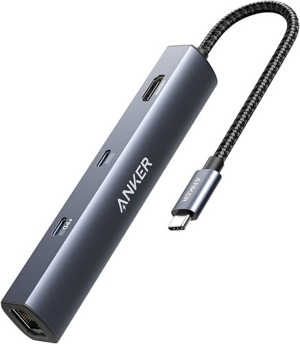 Hub Usb C Anker, Con Suministro De Energía De 65 W, Hdmi