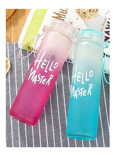 Termo Botella Hello Master Texturizado Ice Colors Pastel